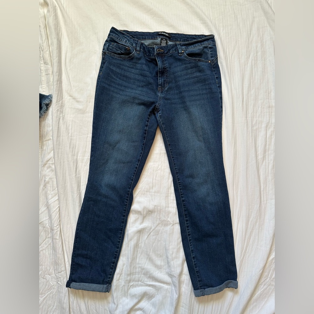 Women's Blue Ankle Jeans